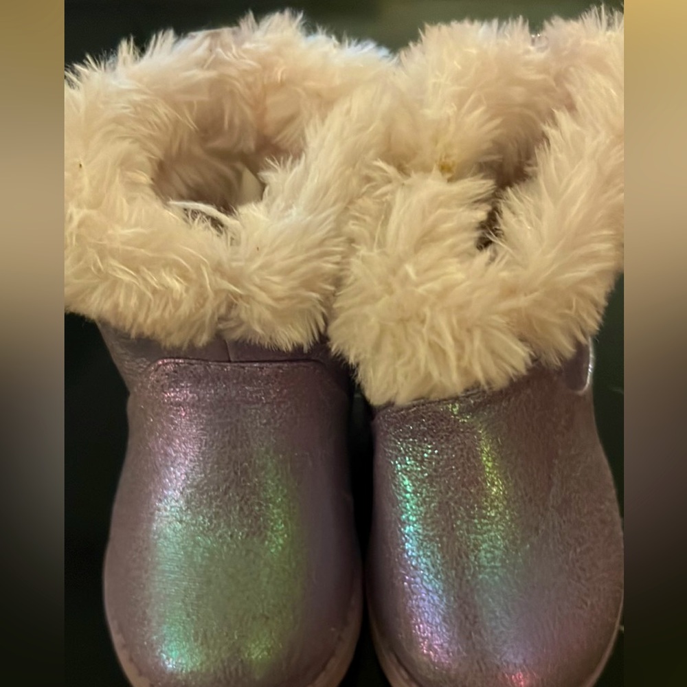 Cat & Jack purple toddler boots